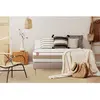 Image de Marmottes & Co Ensemble LE TENDRE Ressorts ensaches Memoire de forme 7 zones de confort sommier kit Beige 140 x 190 cm