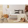 Image de Marmottes & Co Ensemble LE TENDRE Ressorts ensaches Memoire de forme 7 zones de confort double sommiers Beige 160 x 200 cm
