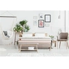 Image de Ensemble sommier matelas LE DOUX 90x190cm Mémoire de forme 3 zones de confort - Ep. 24cm + sommier kit Beige