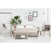 Image de Marmottes & Co Ensemble LE DOUX Memoire de forme 3 zones de confort double sommiers Beige 200 x 200 cm