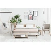 Image de Ensemble sommier matelas LE DOUX 160x200cm Mémoire de forme 3 zones de confort - Ep. 24cm + double sommiers Blanc