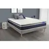 Image de ACTISOM Ensemble ACTIFLEX CONFORT Matelas Ressorts ensaches memoire de forme Maxi epaisseur sommier 140 x 200 cm