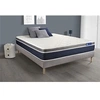 Image de Ensemble ACTIFLEX CONFORT Matelas Ressorts ensachés+mémoire de forme 140x200cm Maxi épaisseur + sommier KIT gris
