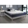 Image de ACTISOM Ensemble matelas Ressorts ensaches Memoire de forme ACTIFLEX MAX Maxi epaisseur 7 zones confort 90 x 190 cm