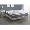 Image de Pack prêt à dormir matelas ACTIFLEX PLUS 140x190 Ressorts ensachés+Mémoire de forme + sommier KIT gris + 2 oreillers+couette