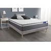 Image de Ensemble matelas ACTIFLEX PLUS 160x200 Ressorts ensachés+Mémoire de forme Maxi épaisseur 7zones confort + sommier KIT gris