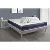 Image de ACTISOM Pack prêt a dormir matelas Ressorts 2 oreillers couette ensaches Memoire de forme ACTIFLEX MORPHO sommier KIT gris 160 x 200 cm