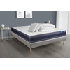 Image de Pack prêt à dormir matelas Ressorts ensachés+Mémoire de forme ACTIFLEX MORPHO 160x200 + sommier KIT gris +2oreillers+couette