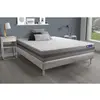 Image de ACTISOM Ensemble matelas ACTIFLEX RELAX Ressorts ensaches memoire de forme Maxi epaisseur 5 zones confort sommier KIT gris 90 x 190 cm