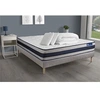Image de Pack prêt à dormir matelas Ressorts ensachés + Mémoire de forme ACTIFLEX ERGO 160x200 + sommier KIT gris +2oreillers+couette