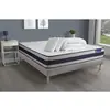 Image de ACTISOM Pack prêt a dormir matelas Ressorts ensaches Memoire de forme ACTIFLEX ERGO sommier KIT gris 140 x 190 cm