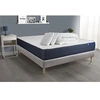 Image de Pack prêt à dormir matelas Ressorts ensachés + Mémoire de forme ACTIFLEX SLEEP 160x200 + sommier KIT gris +2oreillers+couette