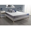Image de Ensemble matelas ACTIFLEX DREAM Ressorts ensachés et mémoire de forme 200x200 cm 5zones de confort + sommier KIT gris