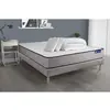 Image de ACTISOM Pack prêt a dormir matelas Ressorts ensaches Memoire de forme ACTIFLEX FORM sommier KIT gris 160 x 200 cm