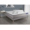 Image de Pack prêt à dormir matelas Ressorts ensachés + Mémoire de forme ACTIFLEX FORM 140x190 + sommier KIT gris +2oreillers+couette