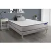 Image de ACTISOM Ensemble matelas Ressorts ensaches et Memoire de forme ACTIFLEX FORM 5zones de confort sommier KIT gris 180 x 200 cm