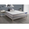 Image de Ensemble matelas Ressorts ensachés et Mémoire de forme ACTIFLEX FORM 180x200 cm 5zones de confort + sommier KIT gris