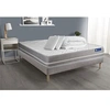 Image de Pack prêt à dormir matelas Ressorts ensachés ACTIFLEX TOUCH 160x200 3zones confort + sommier KIT gris + 2 oreillers +couette
