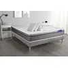 Image de Pack prêt à dormir matelas Latex + Mémoire de forme ACTILATEX ZEN 140x200 cm + sommier KIT gris + 2 oreillers + couette