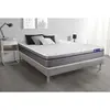 Image de ACTISOM Ensemble matelas Latex Memoire de forme ACTILATEX ZEN Maxi epaisseur 7 zones de confort sommier KIT gris 180 x 200 cm