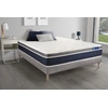 Image de Ensemble ACTILATEX CONFORT Matelas Latex+mémoire de forme 140x190 cm Maxi épaisseur 7zones de confort + sommier KIT gris