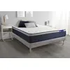 Image de Ensemble matelas Latex+Mémoire de forme ACTILATEX MAX 140x200 cm Maxi épaisseur 7zones de confort + sommier KIT gris