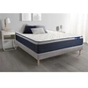Image de Ensemble matelas Latex+Mémoire de forme ACTILATEX MAX 140x190 cm Maxi épaisseur 7zones de confort + sommier KIT gris