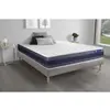 Image de ACTISOM Ensemble matelas Latex et Memoire de forme ACTILATEX MORPHO Maxi epaisseur 5 zones de confort et sommier KIT gris 180 x 200 cm