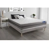 Image de Ensemble matelas ACTILATEX RELAX Latex et mémoire de forme 140x190 cm Maxi épaisseur 5zones de confort + sommier KIT gris