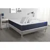 Image de ACTISOM Pack prêt a dormir matelas Latex et Memoire de forme ACTILATEX SLEEP sommier KIT gris 2 oreillers et couette 160 x 200 cm