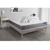 Image de Pack prêt à dormir matelas ACTILATEX DREAM Latex et mémoire de forme 140x200 cm + sommier KIT gris + 2 oreillers + couette