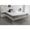 Image de ACTISOM Ensemble matelas ACTILATEX DREAM Latex et memoire de forme 5 zones de confort sommier KIT gris 180 x 200 cm