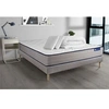 Image de Pack prêt à dormir matelas Latex et Mémoire de forme ACTILATEX FORM 140x200 cm + sommier KIT gris + 2 oreillers + couette
