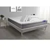 Image de Pack prêt à dormir matelas Mémoire de forme ACTIMEMO ZEN 140x190 7zones de confort + sommier KIT gris + 2 oreillers +couette