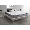Image de Ensemble matelas Mémoire de forme ACTIMEMO ZEN 200x200 Maxi épaisseur 7zones de confort + sommier KIT gris