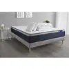 Image de ACTISOM Pack prêt a dormir matelas Memoire de forme 2 oreillers et couette Maxi epaisseur sommier KIT gris 140 x 200 cm