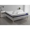 Image de ACTISOM Pack prêt a dormir matelas Memoire de forme 2 oreillers couette ACTIMEMO ERGO Maxi epaisseur sommier KIT gris 200 x 200 cm