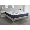 Image de ACTISOM Pack prêt a dormir matelas Memoire de forme ACTIMEMO SLEEP 5 zones confort sommier KIT gris 200 x 200 cm