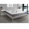 Image de Pack prêt à dormir matelas ACTIMEMO DREAM mémoire de forme 140x200 cm 5zones confort + sommier KIT gris + 2oreillers+couette