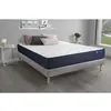 Image de ACTISOM Ensemble matelas ACTIMEMO LIFE Memoire de forme 5 zones de confort sommier KIT gris 180 x 200 cm