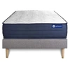 Image de Ensemble matelas ACTIMEMO LIFE 90x200 Mémoire de forme 5zones de confort + sommier KIT gris