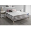 Image de Ensemble matelas Mémoire de forme ACTIMEMO TOUCH 160x200 3zones de confort + sommier KIT gris
