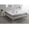 Image de Pack prêt à dormir matelas 200x200 ACTIMEMO SOFT 3zones de confort + sommier KIT gris + 2 oreillers + couette