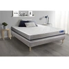 Image de Ensemble matelas 140x200 ACTIMEMO SOFT 3zones de confort + sommier KIT gris