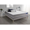 Image de Ensemble matelas à mémoire ACTIMEMO PUR 160x200cm 3zones de confort + sommier KIT gris