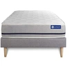 Image de Ensemble matelas 80x200 ACTIFLEX SOFT 3zones de confort + sommier KIT gris