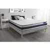Image de ACTISOM Ensemble matelas Latex et Memoire de forme Maxi epaisseur 5 zones de confort et sommier KIT gris 80 x 200 cm