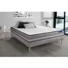 Image de ACTISOM Ensemble matelas Latex memoire de forme ACTILATEX PUR 3 zones de confort sommier KIT gris 80 x 200 cm