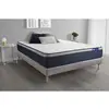 Image de ACTISOM Ensemble matelas Memoire de forme ACTIMEMO MAX Maxi epaisseur 7 zones de confort sommier KIT gris 80 x 190 cm