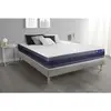 Image de ACTISOM Ensemble matelas Memoire de forme ACTIMEMO MORPHO Maxi epaisseur 5 zones de confort sommier KIT gris 80 x 190 cm